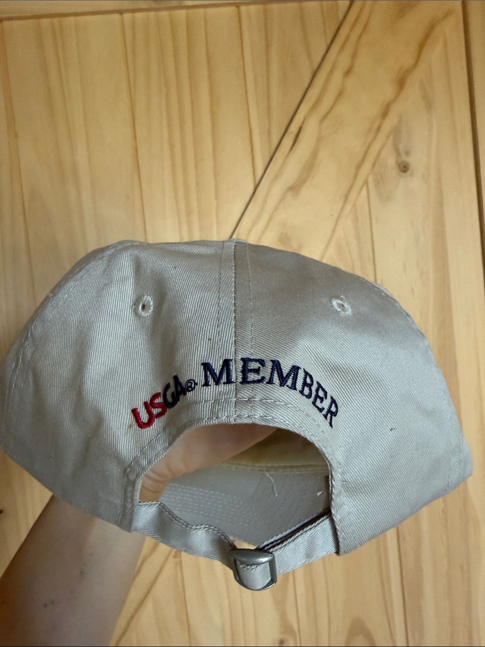 U.S. Open 2012 The Olympic Club Embroidered Men's Cap - Beige/Tan - Picture 2 of 3